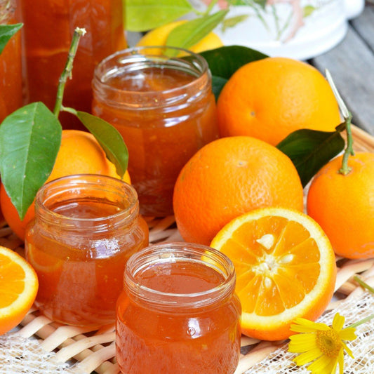 MERMELADA de NARANJA DULCE ("Perfecta para untar en la tostada"). 300 gr. Monasterio Cisterciense de Santa María de la Huerta. (Soria) - Los Dulces de mi Convento